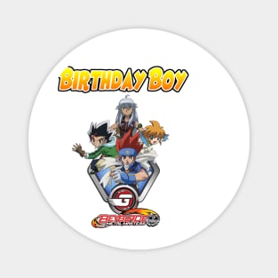 Beyblade of Birthday Boy Magnet